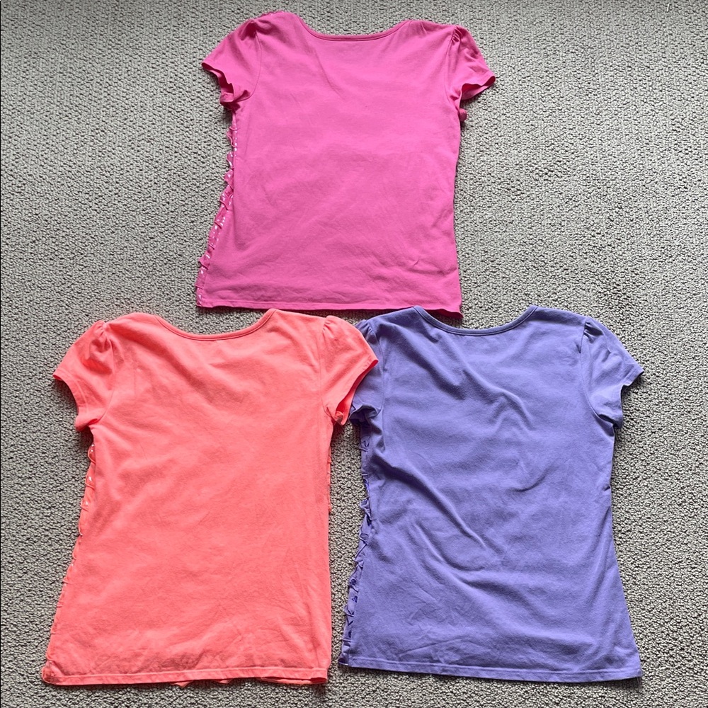 Colorful Kids Ruffle Tops Set - Picture 8 of 8